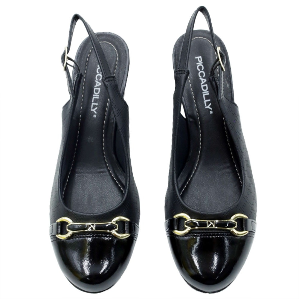 FEMININO CHANEL MEDIO PICCADILLY 110189 12 PRETO - Anita Shoes