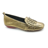 FEMININO MOCASSIM MOCASSIM DEBORA GERMANI 18229 STAR BRONZE
