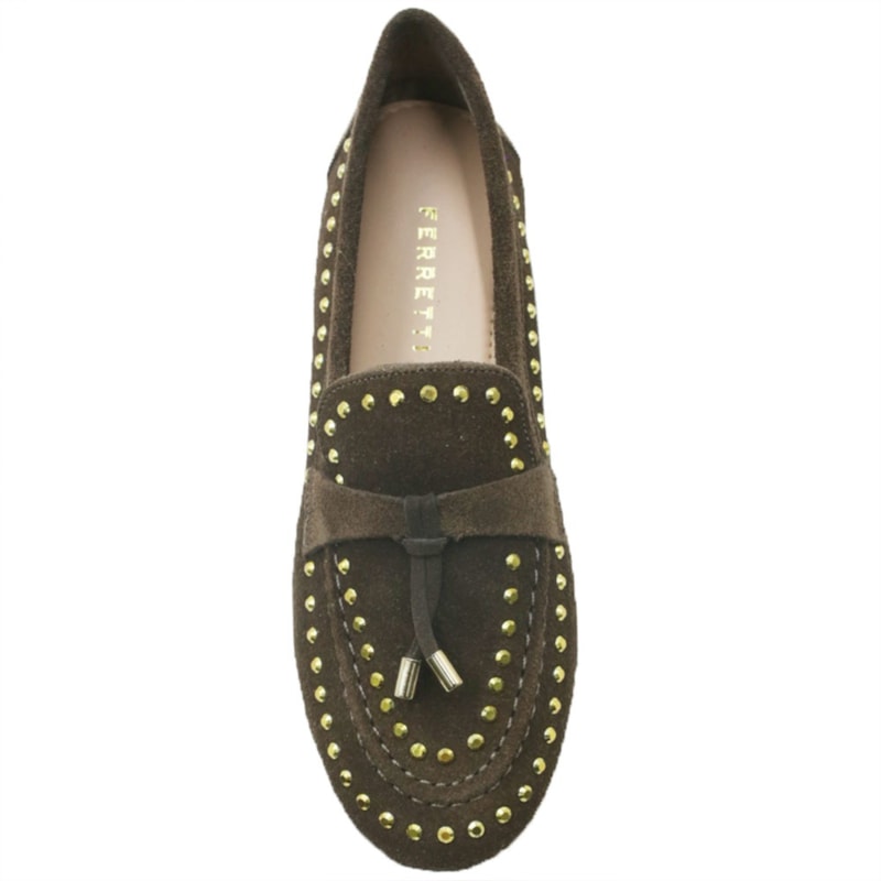 FEMININO MOCASSIM MOCASSIM FERRETTI  53142 CAFE