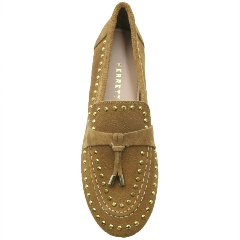 FEMININO MOCASSIM MOCASSIM FERRETTI  53142 FERRUGEM