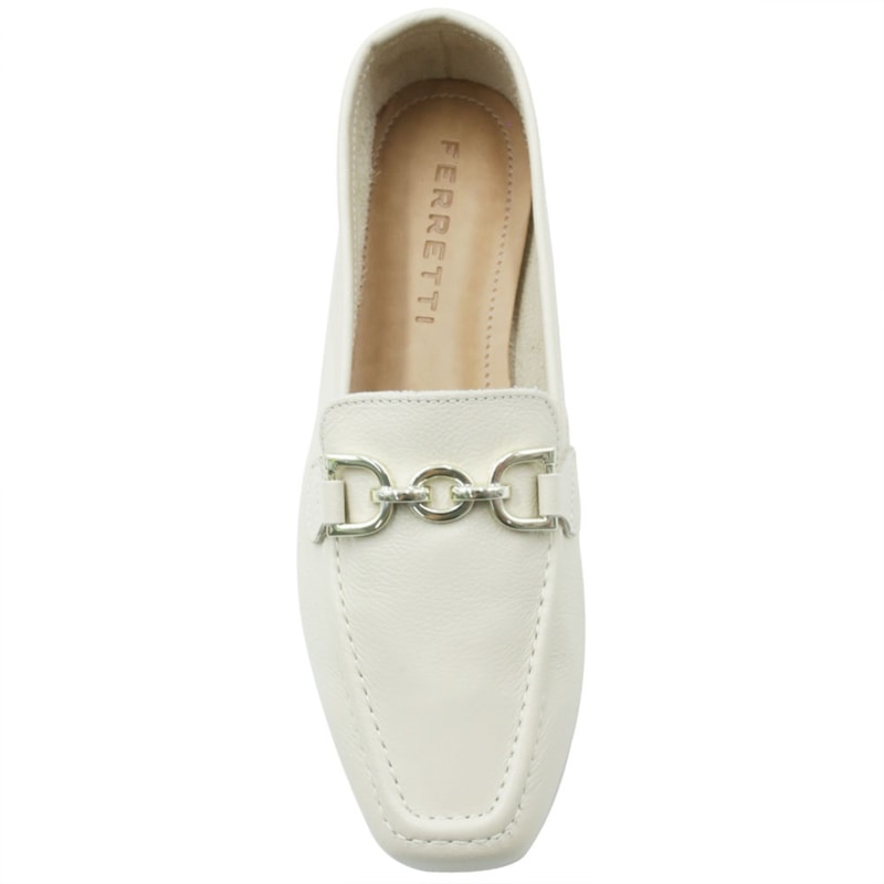 FEMININO MOCASSIM MOCASSIM FERRETTI 58035 FLY OFF WHITE