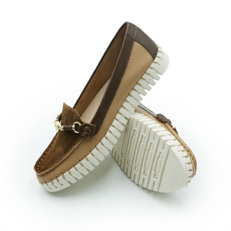 FEMININO MOCASSIM MOCASSIM LUZ DA LUA  60130030 NEW RIDGE ARGILA CAMURCA TRUFA