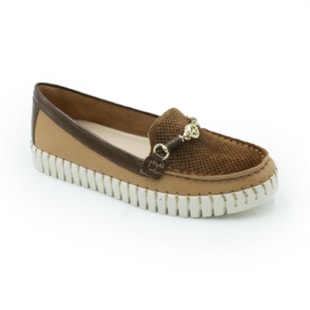 FEMININO MOCASSIM MOCASSIM LUZ DA LUA  60130030 NEW RIDGE ARGILA CAMURCA TRUFA