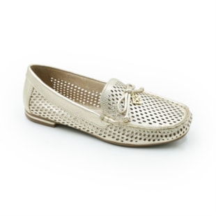 FEMININO MOCASSIM MOCASSIM LUZ DA LUA  60260019 18 TOSCANA OURO