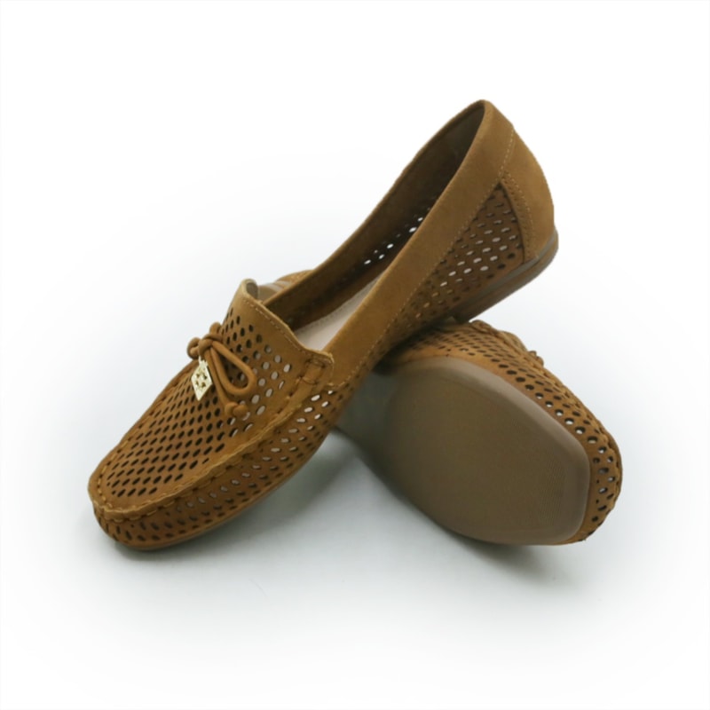 FEMININO MOCASSIM MOCASSIM LUZ DA LUA 60260019 31 CARAMELO