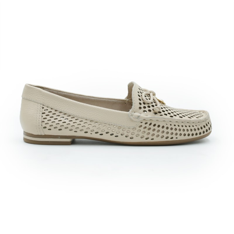 FEMININO MOCASSIM MOCASSIM LUZ DA LUA  60260019 NEW RIDGE BEGE