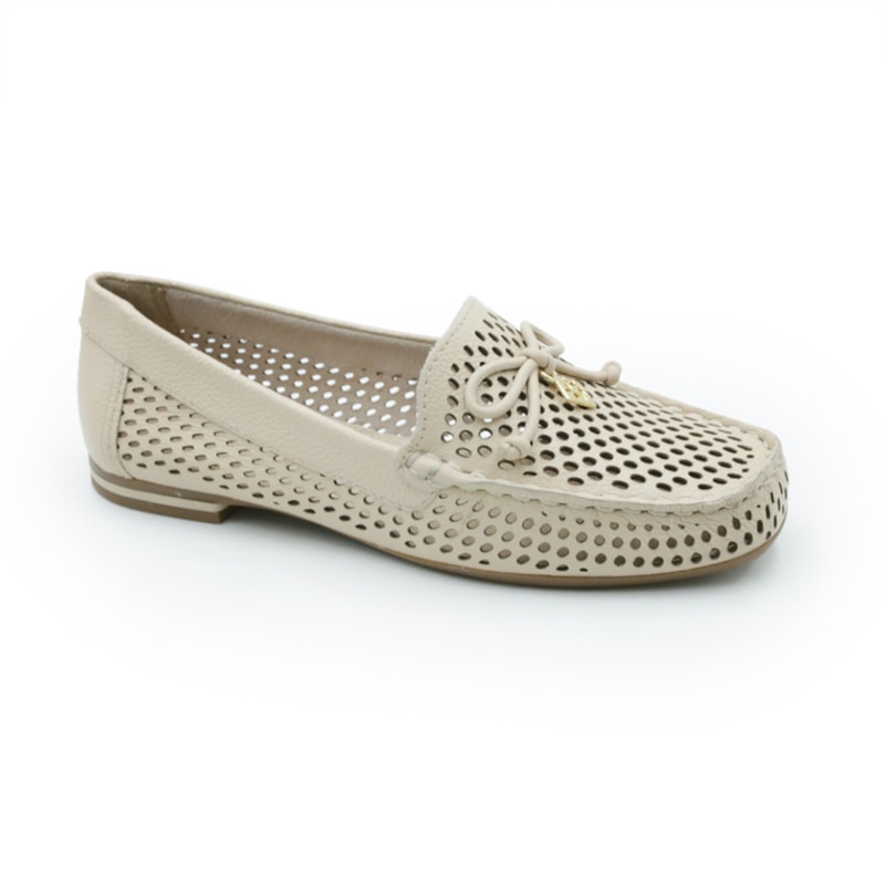 FEMININO MOCASSIM MOCASSIM LUZ DA LUA  60260019 NEW RIDGE BEGE