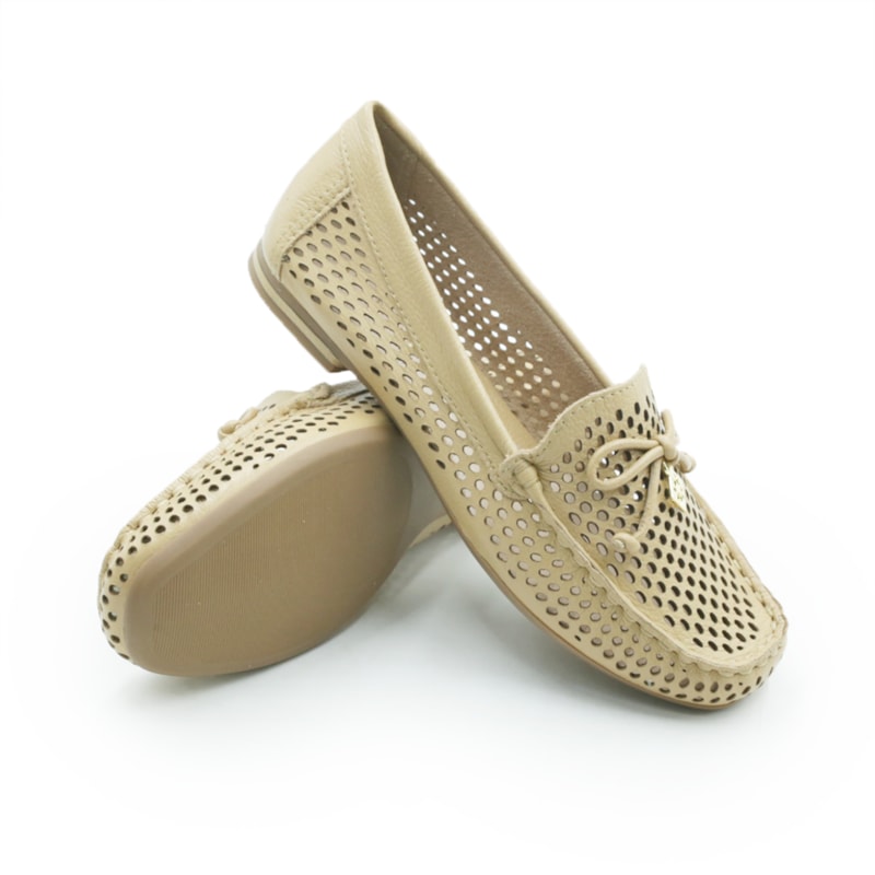 FEMININO MOCASSIM MOCASSIM LUZ DA LUA 60260019 NEW RIDGE BUTTER