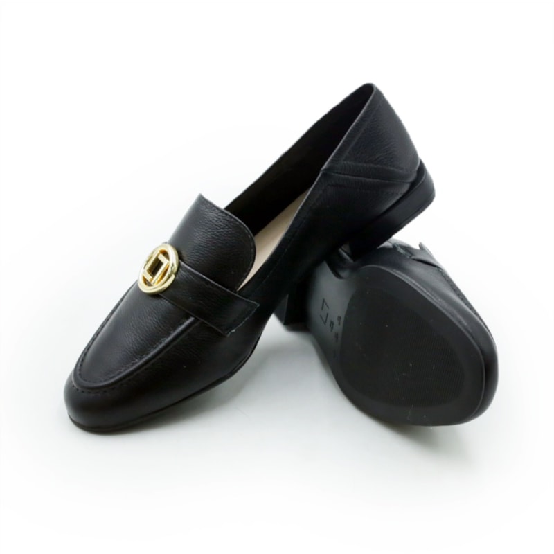 FEMININO MOCASSIM MOCASSIM LUZ DA LUA 60340021 5 PRETO