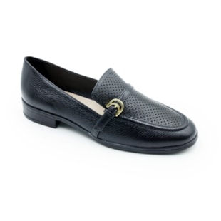 FEMININO MOCASSIM MOCASSIM LUZ DA LUA 60390017 NEW RIDGE PRETO
