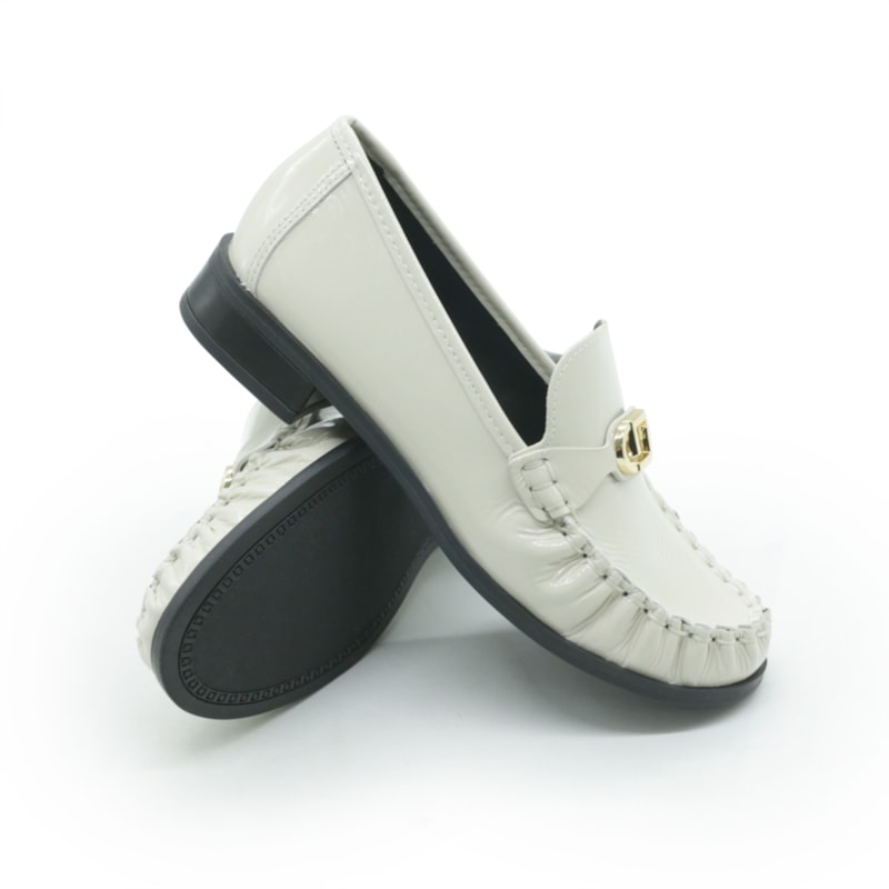 FEMININO MOCASSIM MOCASSIM LUZ DA LUA 60560014 VERONA PANNA