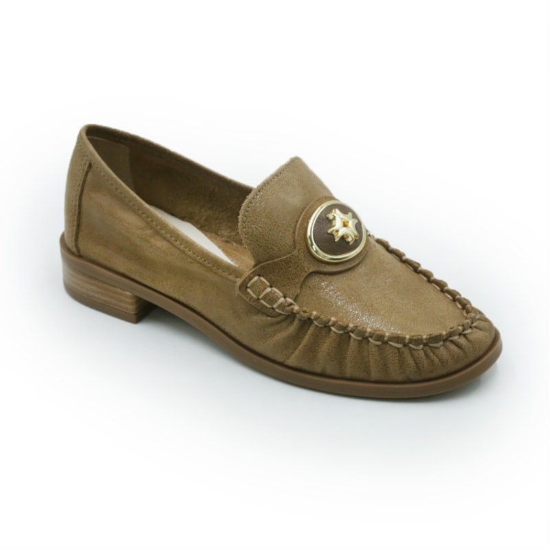 FEMININO MOCASSIM MOCASSIM LUZ DA LUA 60560022 16 GINGER