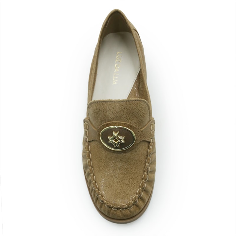 FEMININO MOCASSIM MOCASSIM LUZ DA LUA 60560022 16 GINGER