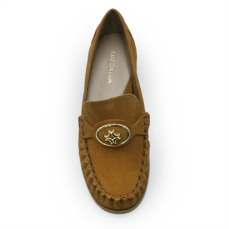 FEMININO MOCASSIM MOCASSIM LUZ DA LUA 60560022 22 CARAMELO