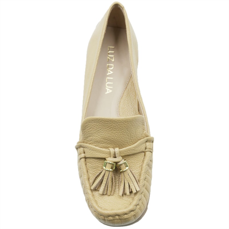 FEMININO MOCASSIM MOCASSIM LUZ DA LUA  60850002 BUTTER/BUTTER