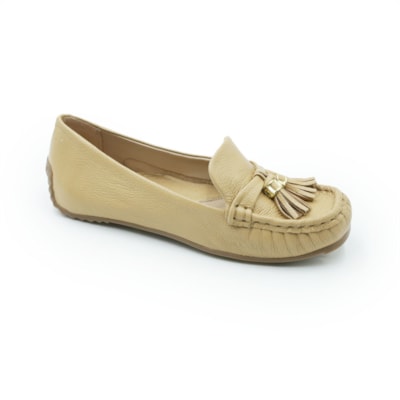FEMININO MOCASSIM MOCASSIM LUZ DA LUA  60850002 BUTTER/BUTTER