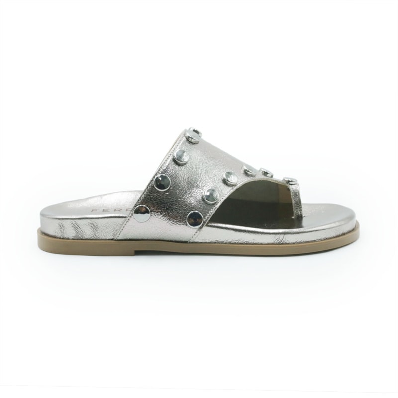 FEMININO RASTEIRA BIRKEN FERRETTI 100041431 METALIZADO INOX