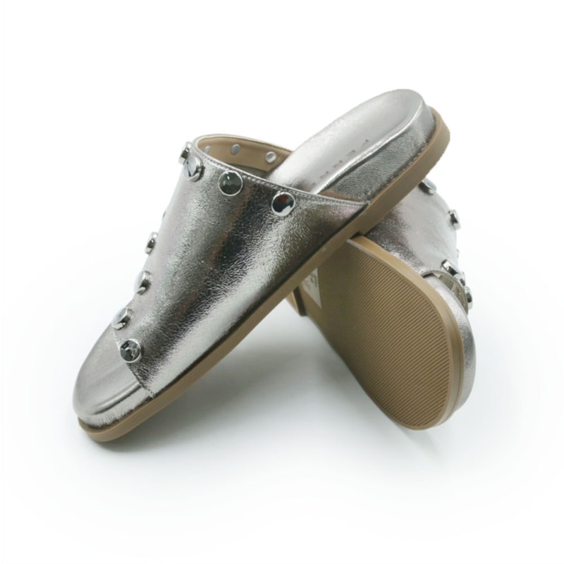 FEMININO RASTEIRA BIRKEN FERRETTI 100041431 METALIZADO INOX