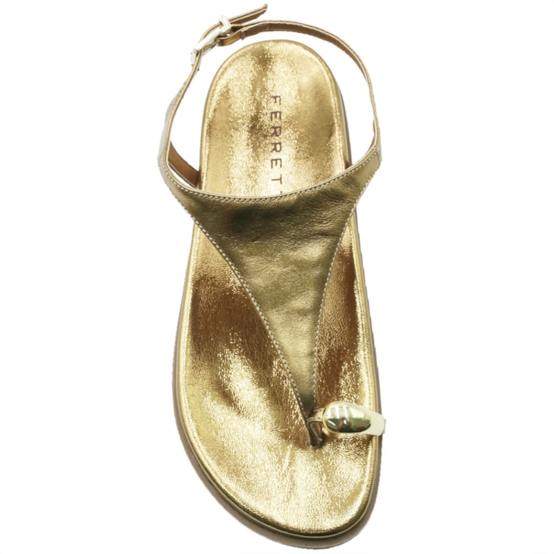 FEMININO RASTEIRA BIRKEN FERRETTI 100041775 METALIZADO BRONZE