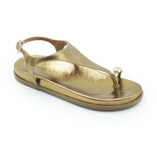 FEMININO RASTEIRA BIRKEN FERRETTI 100041775 METALIZADO BRONZE