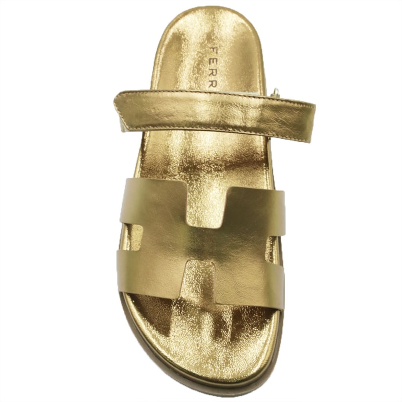 FEMININO RASTEIRA BIRKEN FERRETTI 1004109 METALIZADO BRONZE