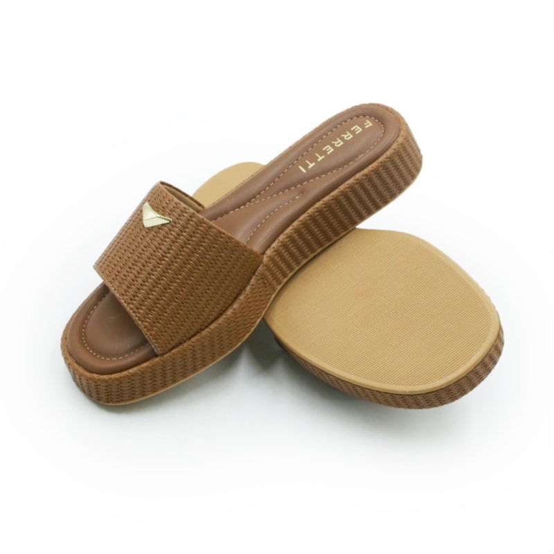 FEMININO RASTEIRA BIRKEN FERRETTI 30711499 TRAAMADO MARROM