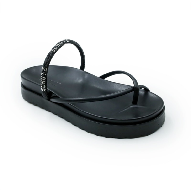 FEMININO RASTEIRA BIRKEN SCHUTZ S2073302160001 BLACK/BLACK-JET-CRISTAL