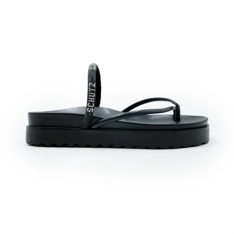 FEMININO RASTEIRA BIRKEN SCHUTZ S2073302160001 BLACK/BLACK-JET-CRISTAL