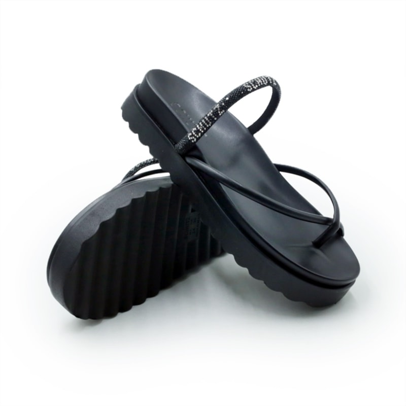 FEMININO RASTEIRA BIRKEN SCHUTZ S2073302160001 BLACK/BLACK-JET-CRISTAL