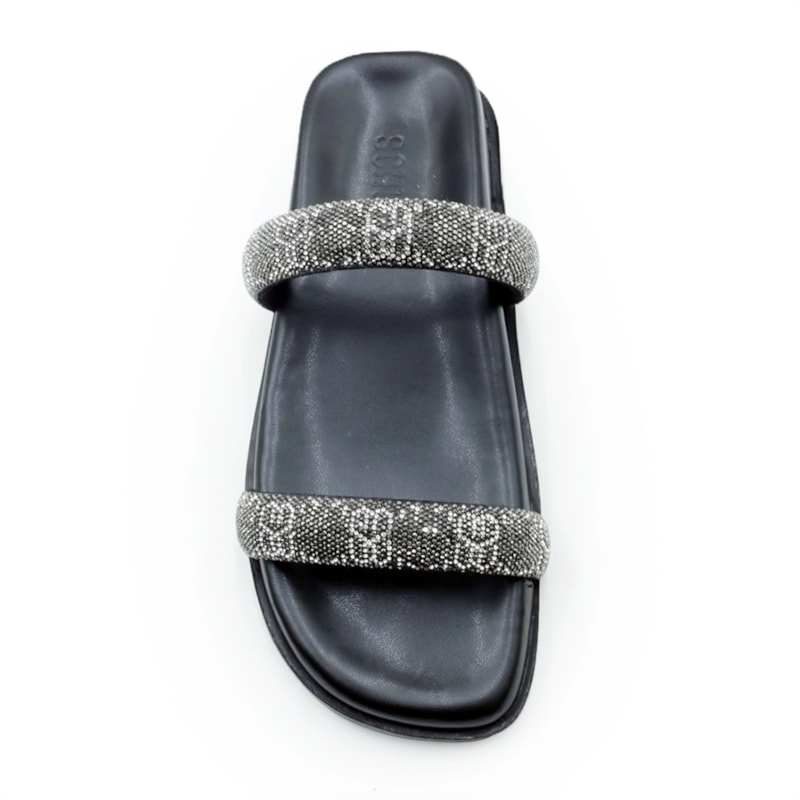 FEMININO RASTEIRA BIRKEN SCHUTZ  S2275000020001 JET HEMATITE/CRISTAL