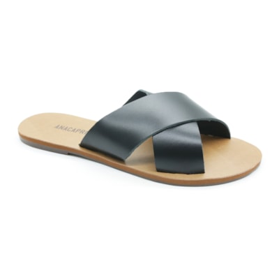 FEMININO RASTEIRA CHINELO ANA CAPRI  C300140004 PRETO.