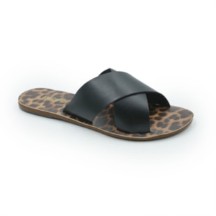 FEMININO RASTEIRA CHINELO ANA CAPRI C30014000400254 PTO/ONCA