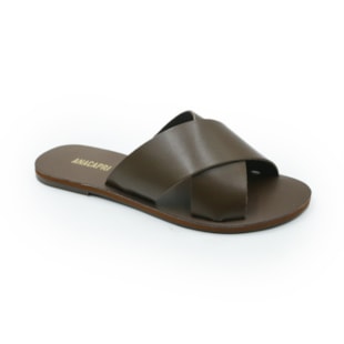 FEMININO RASTEIRA CHINELO ANA CAPRI C3001400040279 COFFEE