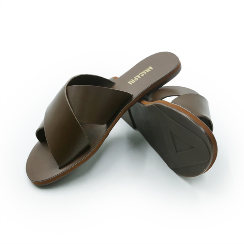 FEMININO RASTEIRA CHINELO ANA CAPRI C3001400040279 COFFEE