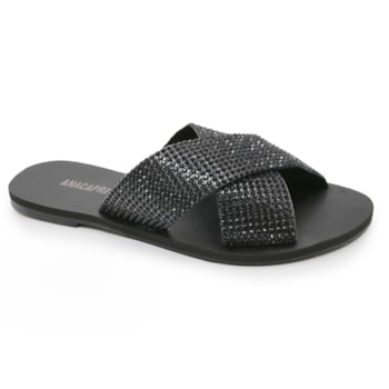 FEMININO RASTEIRA CHINELO ANA CAPRI C3001400550002 PRETO