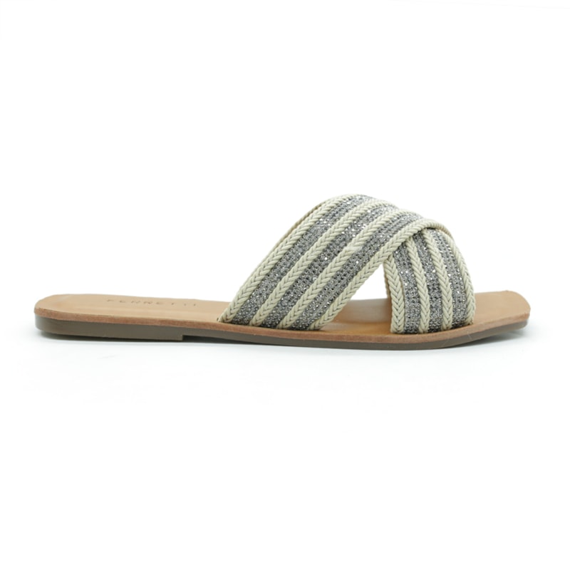 FEMININO RASTEIRA CHINELO FERRETTI 148B6 CRU ONIX