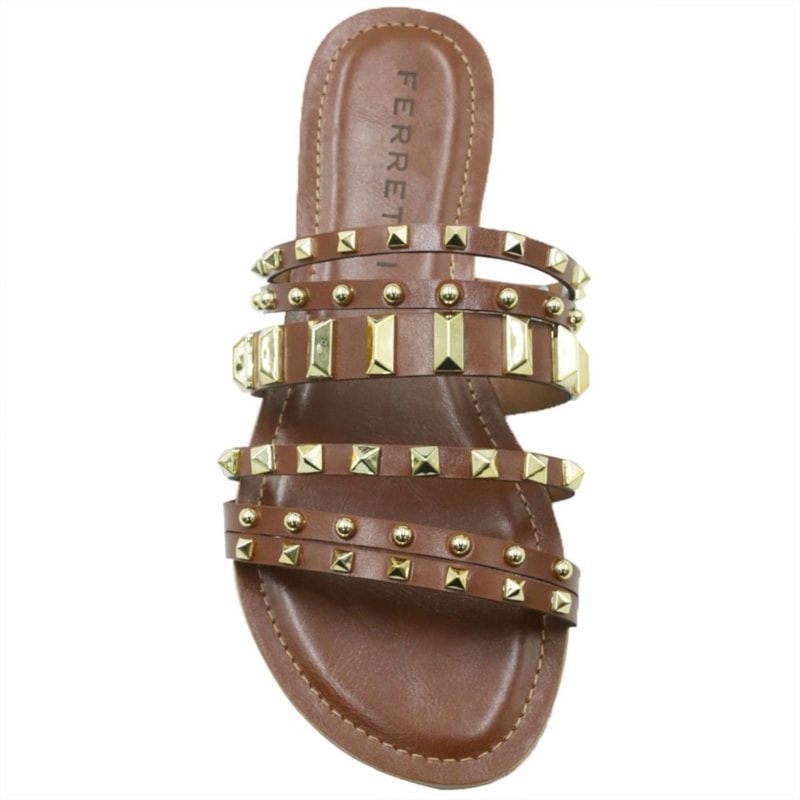 FEMININO RASTEIRA CHINELO FERRETTI 1937893 MADRI NEW WHISKY