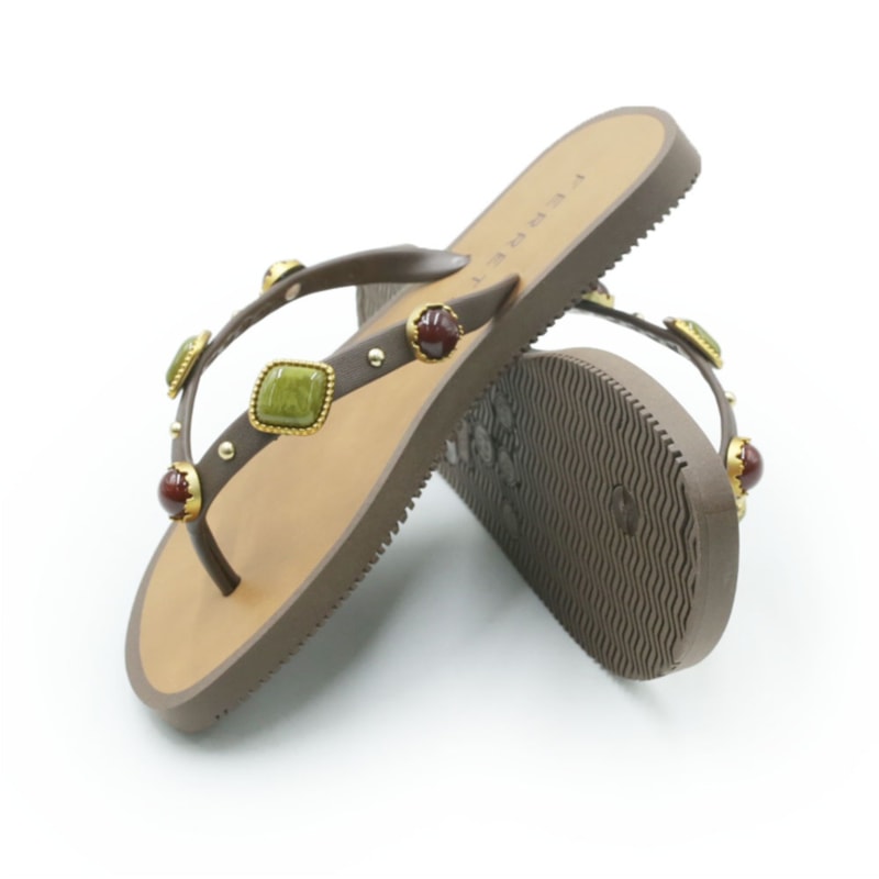 FEMININO RASTEIRA CHINELO FERRETTI  24190 CAF?