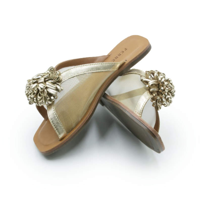 FEMININO RASTEIRA CHINELO FERRETTI  289A OURO