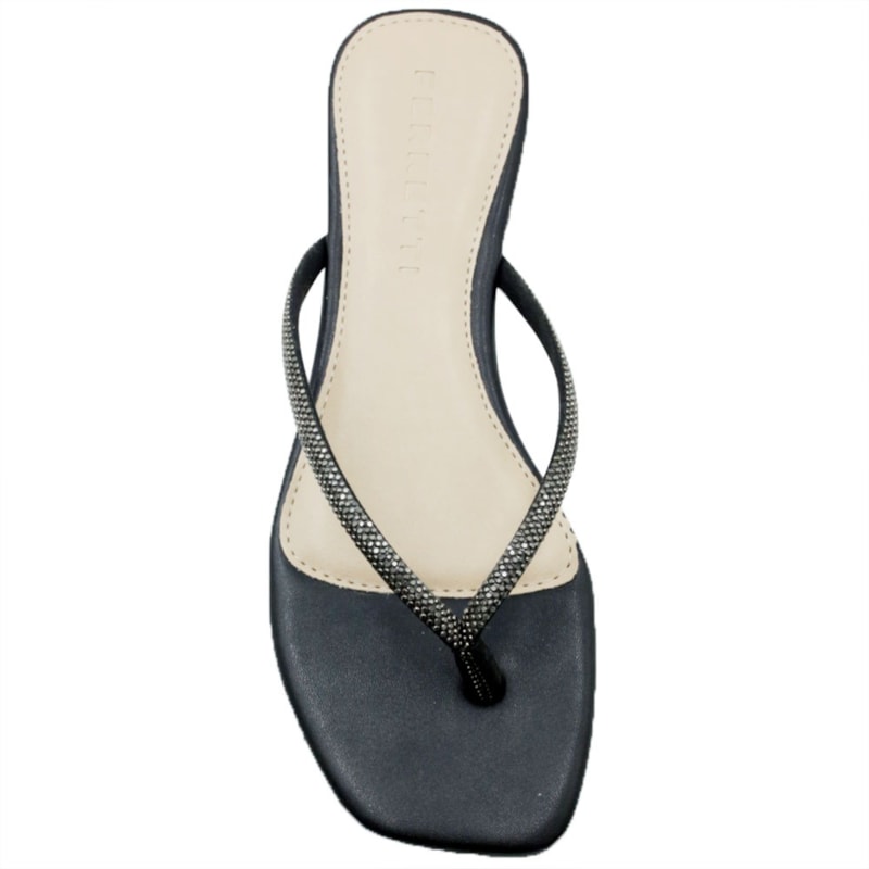 FEMININO RASTEIRA CHINELO FERRETTI  31338 MESTICO PRETO GRAFITE