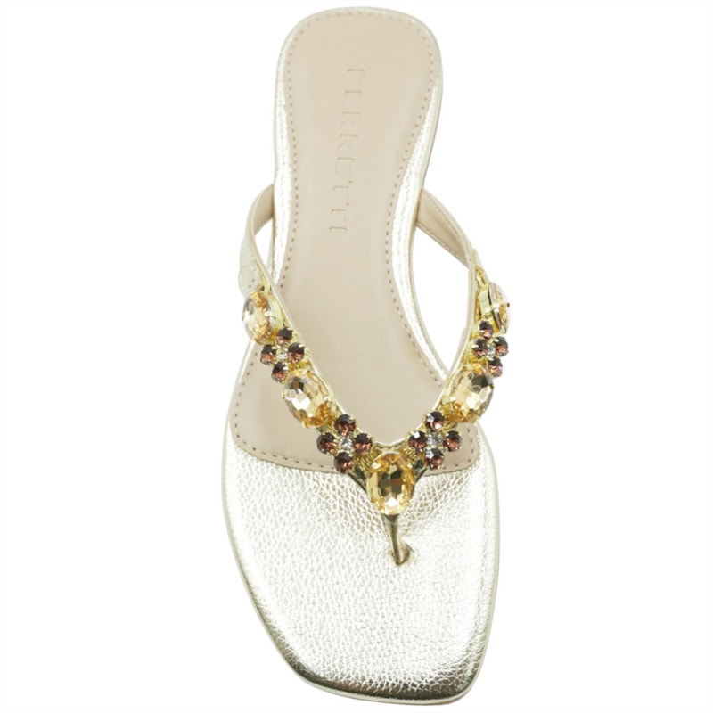 FEMININO RASTEIRA CHINELO FERRETTI  31445V2 MEDINA OURO LIGHT