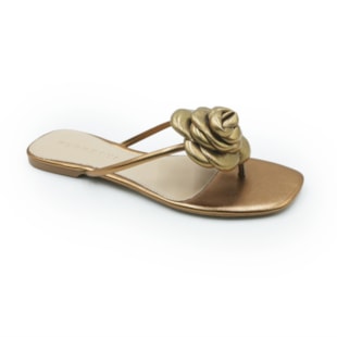 FEMININO RASTEIRA CHINELO FERRETTI 31516 REFLEXO BRONZE