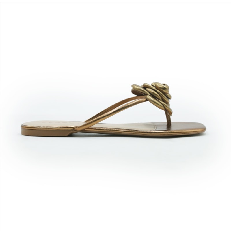 FEMININO RASTEIRA CHINELO FERRETTI 31516 REFLEXO BRONZE