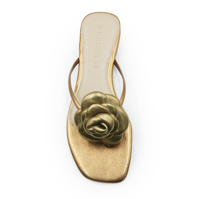 FEMININO RASTEIRA CHINELO FERRETTI 31516 REFLEXO BRONZE