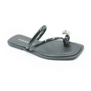 FEMININO RASTEIRA CHINELO FERRETTI  464C157 PRETO