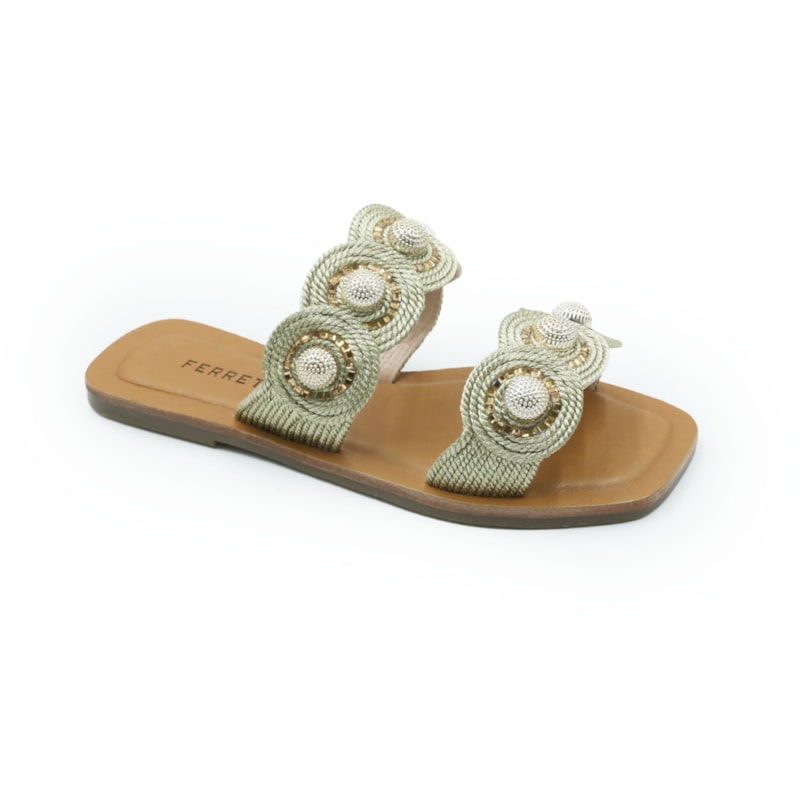 FEMININO RASTEIRA CHINELO FERRETTI  505A OURO