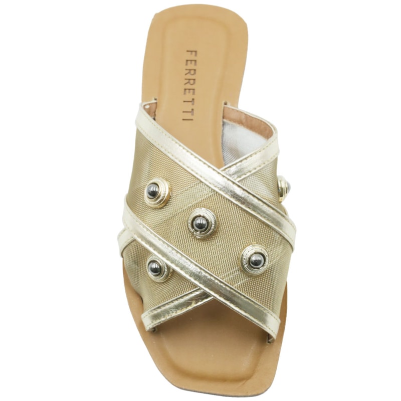 FEMININO RASTEIRA CHINELO FERRETTI  507A OURO