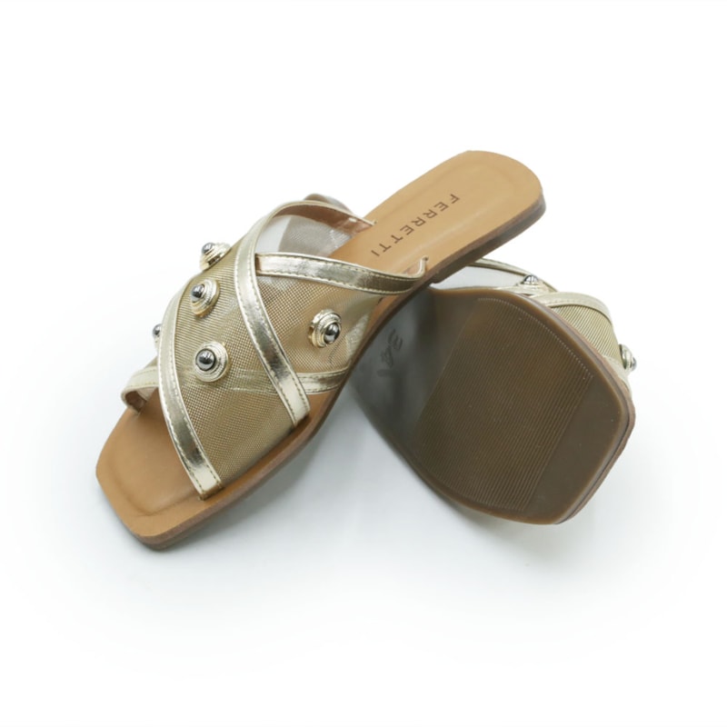 FEMININO RASTEIRA CHINELO FERRETTI  507A OURO