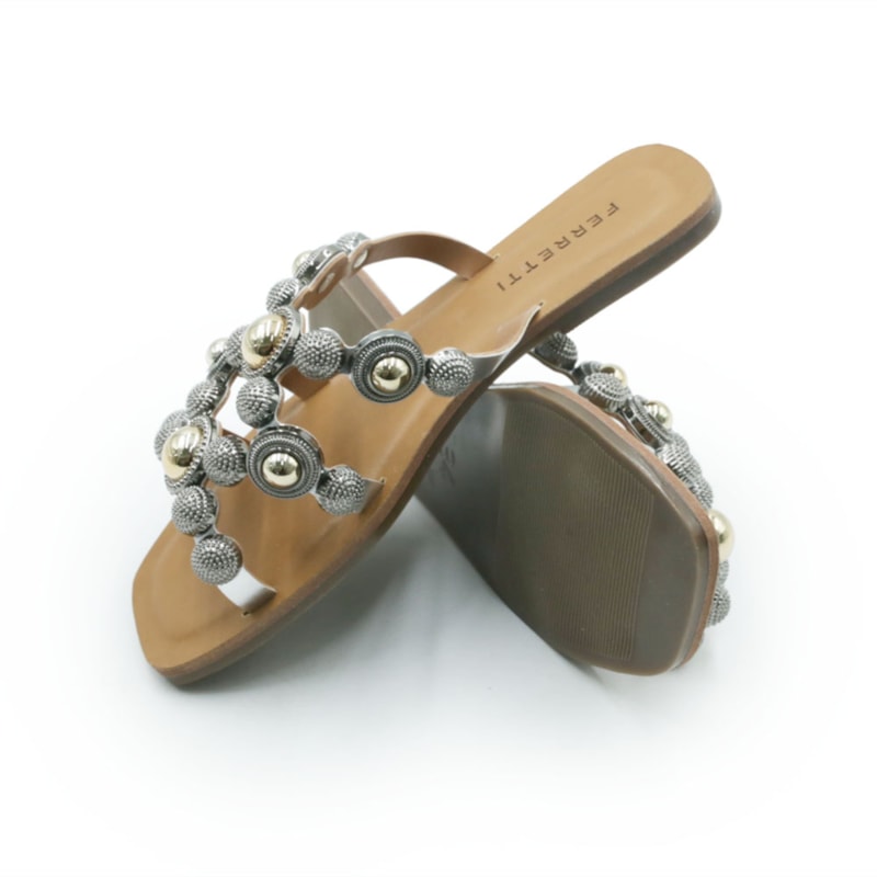 FEMININO RASTEIRA CHINELO FERRETTI  512DB PRATA