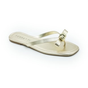 FEMININO RASTEIRA CHINELO FERRETTI 530112826 PRIME OURO